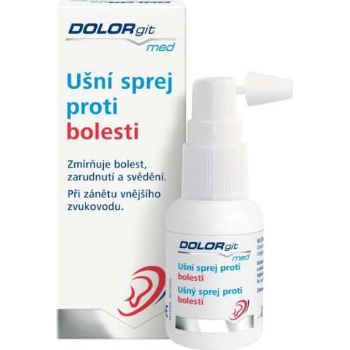 DOLORgit med ušní sprej proti bolesti 20ml